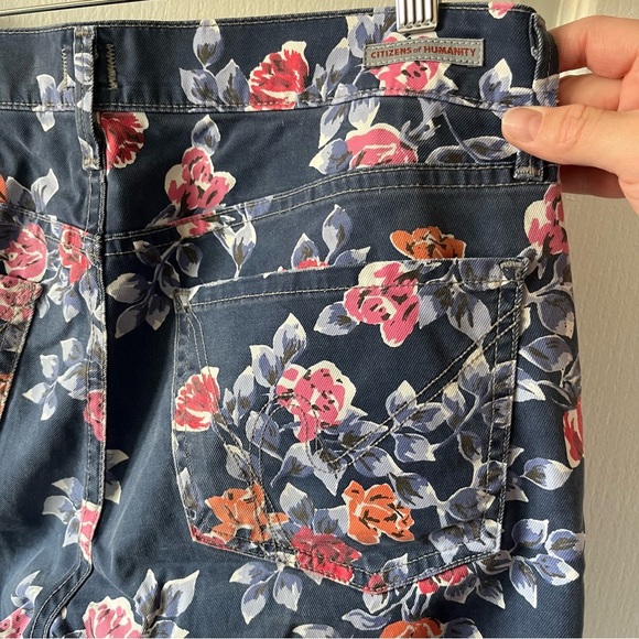 Citizens of Humanity Floral Jeans - Picture 5 of 11